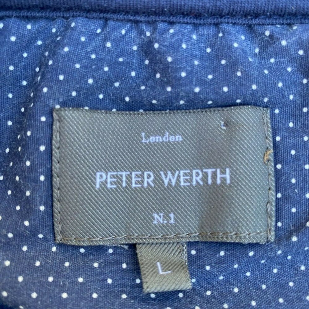 Peter Werth Loadstar Ribbed Crew Pullover Sweater - Picture 3 of 5